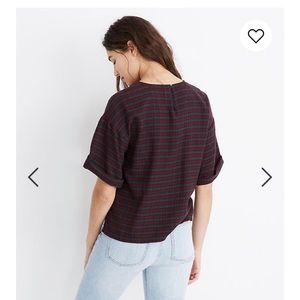 Madewell Plaid Top